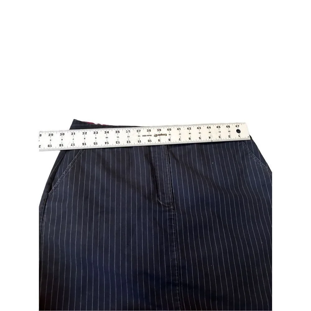 Talbots pin stripped skirt  stretch size 14